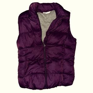 Purple BMW Puffer Vest
